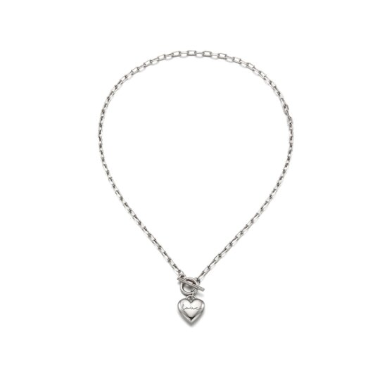 [빈티지헐리우드]Love Lock Heart Necklace_VH24NNNE101M