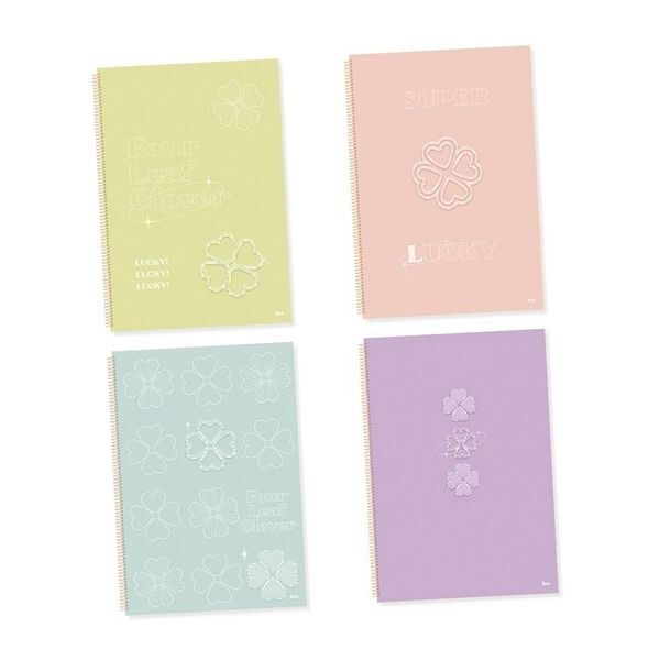 알티피아 [하프클럽/알티피아]아이비스노트 1200 슬림 원링노트 (네잎클로버)