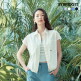 [바이브리짓]● 25SS 슬리브리스 스트링 셔츠 자켓 2종