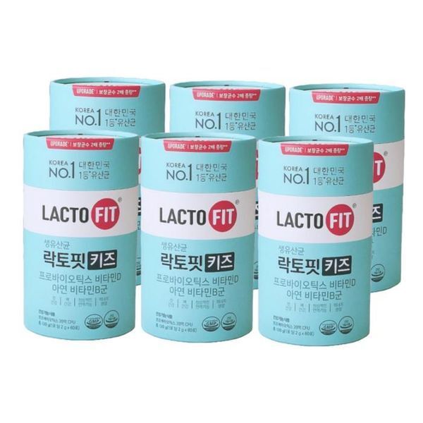 하프클럽(식품) [하프클럽/기타]종근당건강 락토핏 키즈 60포 x6개