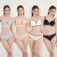 [원더브라][Wonderbra] 스포츠 아웃밴드 노와이어 브라팬티 8종[브라4+팬티4] WBW4M22232425_T