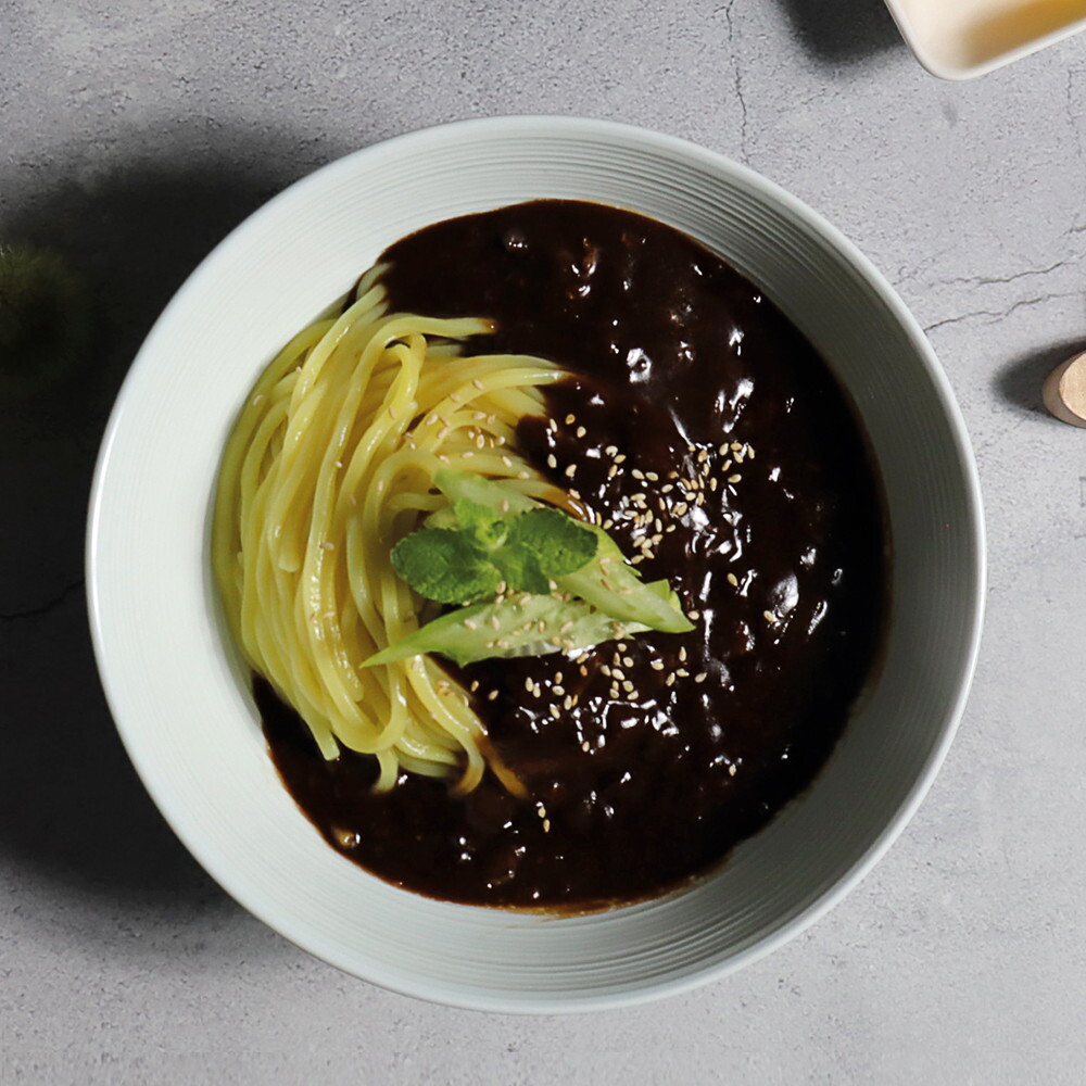 ㈜아이케이푸드 / 만조원㈜ 넛파인 [이푸른] 탱글 유니짜장 460g x 3팩