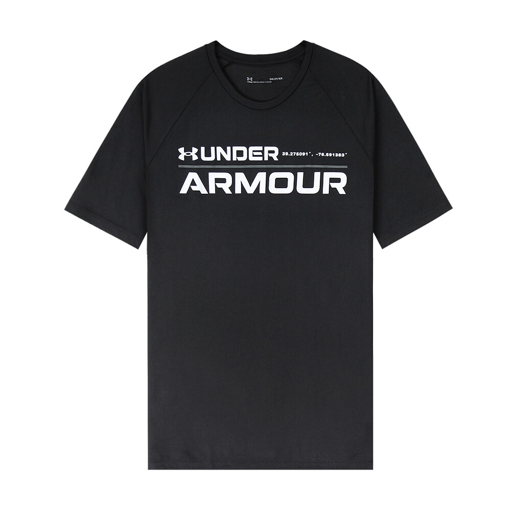 언더아머 언더아머 반팔 티셔츠 블랙 1370538-001