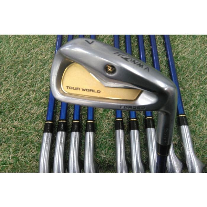 [중고] 혼마 아이언세트 혼마 TOUR WORLD TW717P R강도 커버x