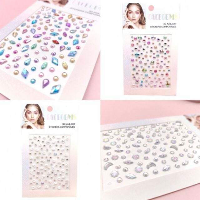 오너클랜 페스티벌 파티 캐주얼 분장 페이스 필수템 얼굴 큐빅