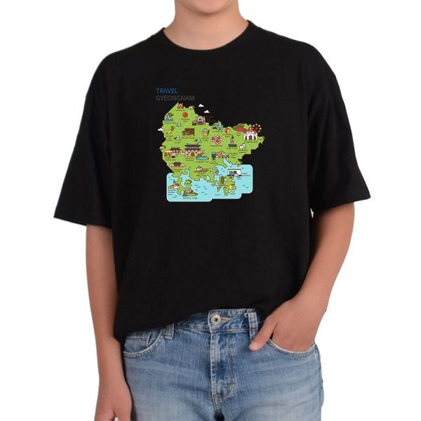 에이치플러스몰 [하프클럽/에이치플러스몰]오버핏반팔티 경남 여행지도 TRAVEL MAP 관광 TOUR 여기 전사이즈