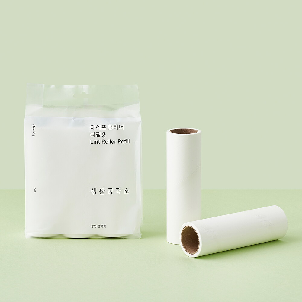 생활공작소 [생활공작소]타사 제품 호환 가능 테이프클리너 리필 3EA x 3개