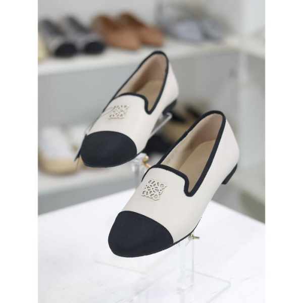 기타 (패플) [와폰]바이로쏘 세이브존03 소가죽 라운드 캡 토 1.5cm 플랫슈즈 65279(BY)23S10830BH2W (11376552)