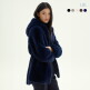 [LBL](런칭가 89,900원) (24FW) NEW에센셜 FAUX밍크 후드 하프자켓
