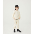○[얼킨] 리플렉티브 로고 오가닉 맨투맨 크림, 블랙 Reflective Logo Organic Mtm_Cream, Black