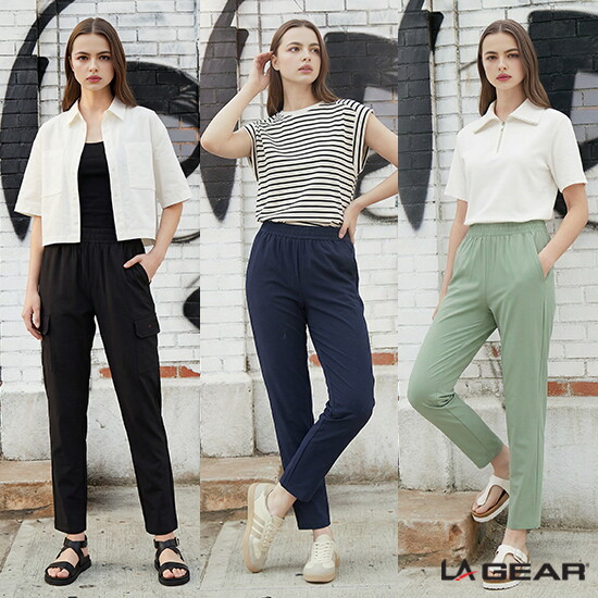 [엘에이기어]O LA GEAR 여성 쿨팬츠 3종(카고1종+일자핏2종)