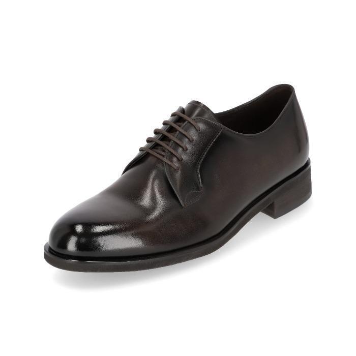 엘칸토(아울렛) 엘칸토 HC06 남성 드레스 구두 데일리 정장 기본 심플 예식 면접 슈즈 3CM 브라운 LCMD11U413-92