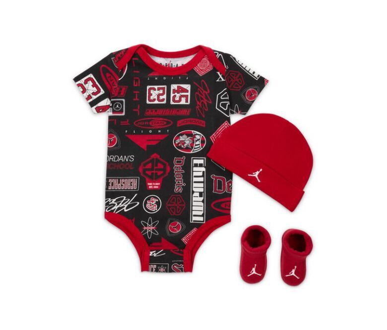 플레이키즈프로(정) 나이키키즈 베이비 조던점프맨플라이3PC바디수트세트 N252UU837P