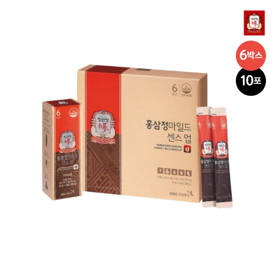 [150포+30포+10포] 홍삼정 마일드 센스업 150포(10g*30포*5박스) + 30포(10g*30포*1박스) +10포
