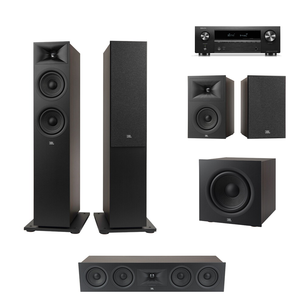 DENON 데논 AVR-X580BT + JBL 260F 5.1채널(250B,200P) 홈시어터 스피커