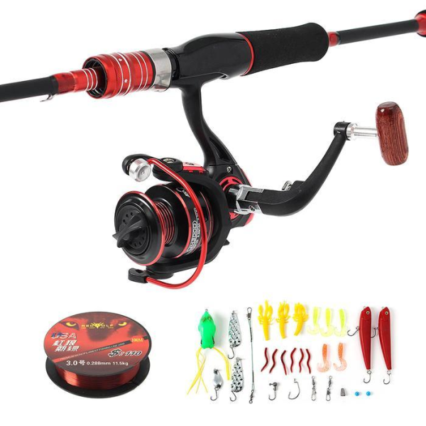 트리 [트리]바로낚시 스피닝릴 루어 채비 투피스 입문 낚싯대세트 (14222822)