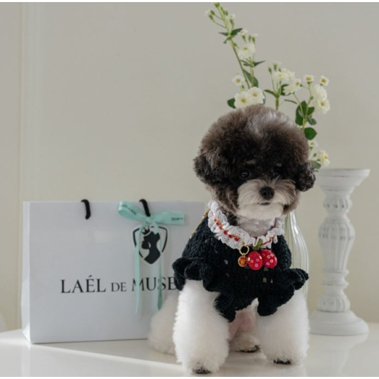 [Lael De Muse]체리 크리스탈 목줄