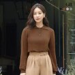○조르쥬 레쉬 Marie 버튼 카라 퍼프 니트 4종