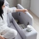 [에보니아]무브 모션소파 리클라이너 4인용 전동슬라이딩 확장형 기능성 아쿠아텍스(팔걸이수납함)