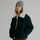 [블랭크공삼][블랭크03] cotton velvet puffer jacket [Italian fabric] (navy)