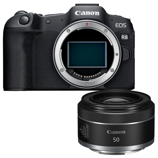 캐논 캐논 [캐논][정품] EOS R8 Body + RF 50mm F1.8 STM + 9361가방(숄더백) + 청소도구 + 포켓융