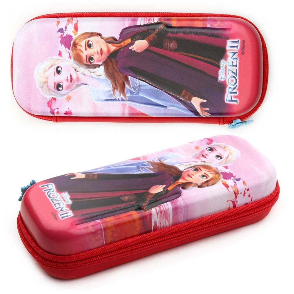 지오벤처스 레드 필통 겨울왕국 케이스 엠보 하드