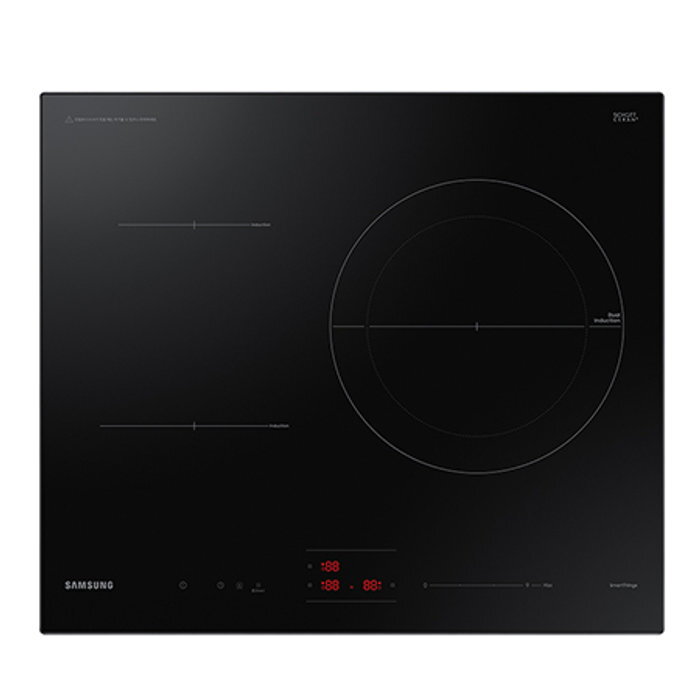 삼성전자 [하이마트] 삼성 3구 인덕션 NZ63B4026AK [ 빌트인 / 28cm 듀열링 대화구 / 10분 초고화력 ]