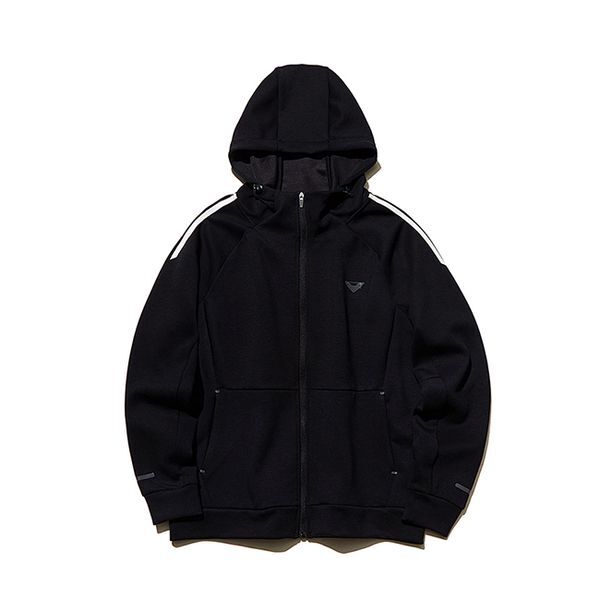 인터크루 [하프클럽/인터크루]인터크루 남성 루즈핏 한줄 후드집업 ITV1DH04ABK (블랙)