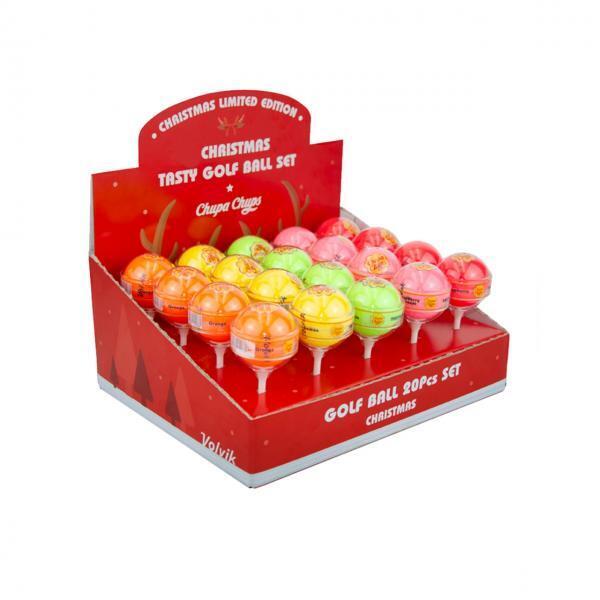 볼빅 [볼빅]볼빅 츄파춥스 크리스마스 리미티드 골프 선물 막대20구 컬러세트 윈터 루돌프 버전 겨울골프공(선물용) TA2907189