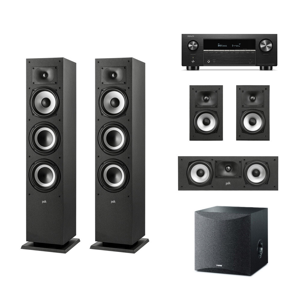DENON 데논 AVC-X3900H AV리시버 + 폴크오디오 XT60 5.1채널 홈시어터 스피커(100)