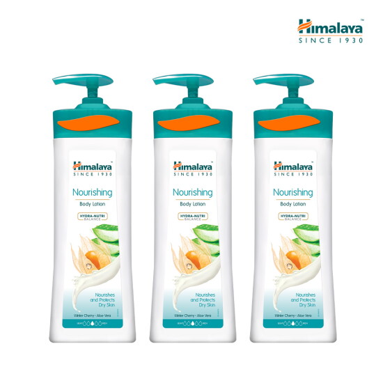 [히말라야][사용기한 임박 특가! 26년 09월까지] 대용량 허브 너리싱 바디로션 400ml * 3개