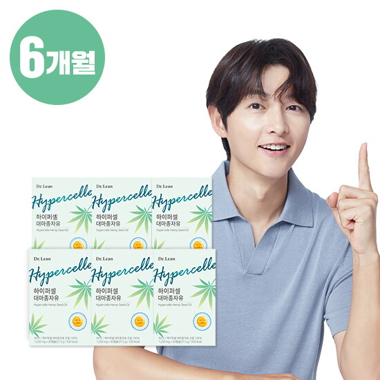 [닥터린][6박스]닥터린 하이퍼셀 대마종자유 (1,250mg X 30캡슐 X 6박스)