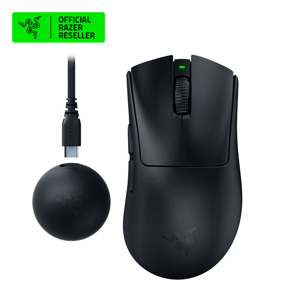 RAZER 레이저 레이저코리아 Deathadder V4 Pro 유무선 게이밍 마우스 블랙