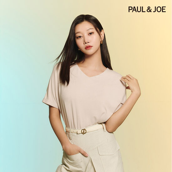 [폴앤조]○ 코튼 블랜딩 BAMBOO 에센셜 티블라우스 4종