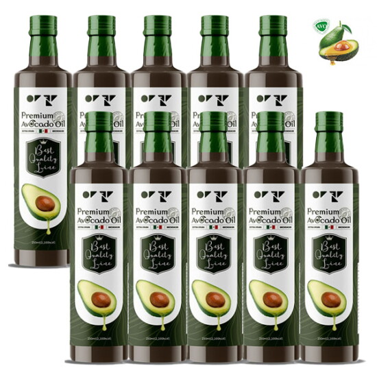 [아보아칸]엑스트라버진 아보카도오일 250ml*10병(에어캡포장)