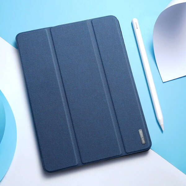 아미크(AM2C) 아미크 아이패드 프로4세대 11인치 패브릭 레더 슬림 펜홀더 폴리오 태블릿 케이스 커버 A2435 A2761 A2762