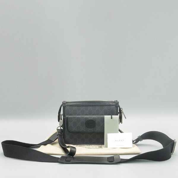 GUCCI 구찌 [중고] 구찌 고이비토 중고명품 - 구찌 인터로킹 G 메신저백  - K21321GU
