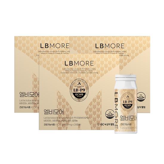 [녹십자웰빙][3박스]엘비모어 LBMORE 모발유산균 3박스 (1박스 450mg X 28캡슐)