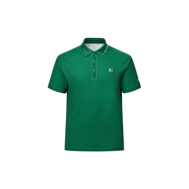 풋조이 풋조이골프반팔티 VQA RHRFJ41443 니트 밴드 반팔 폴로 셔츠 Green