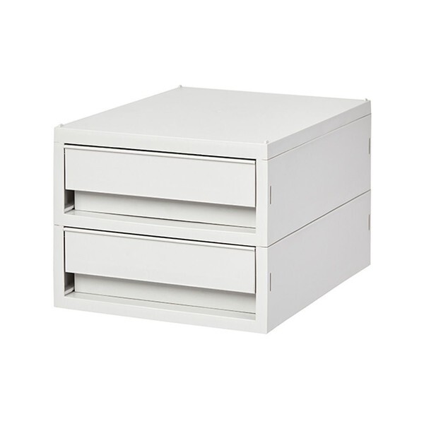 알티피아 [하프클럽/알티피아]시스맥스 뉴트로 소품함 중형 2단 서랍형 수납 정리함