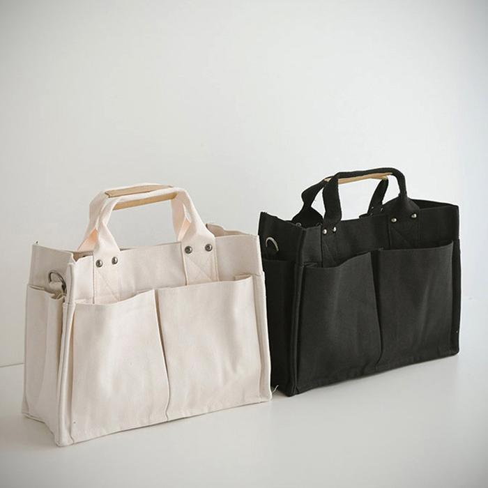 셀러허브잡화 대용량 기저귀가방 캔버스 크로스백 J21138 슬링백팩