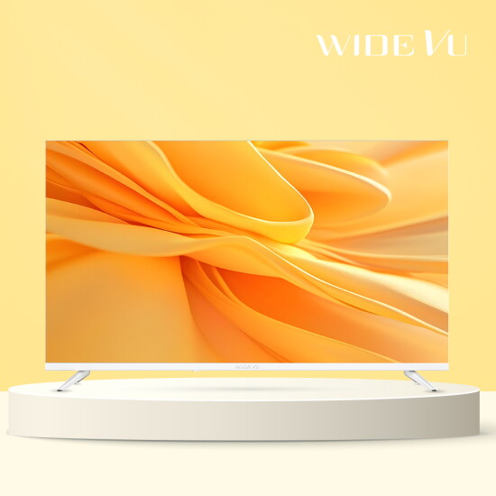 [와이드뷰]와이드뷰 QLED 81cm(32인치) FHD TV 화이트색상 구글 스마트티비 GTWV320FHDQ11