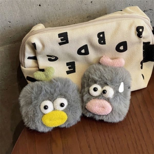 교보문고 쿠펀 에어팟 3 2 1 프로 그레이 오리 뽀글이 겨울 털케이스