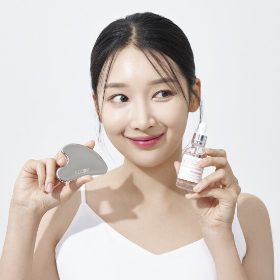 [쿠피]쿠피 하트 스테인리스 괄사 전신마사지 얼굴마사지
