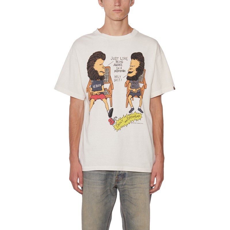 세인트미카엘 세인트마이클 코튼 반팔티셔츠 GSMS230000110_White