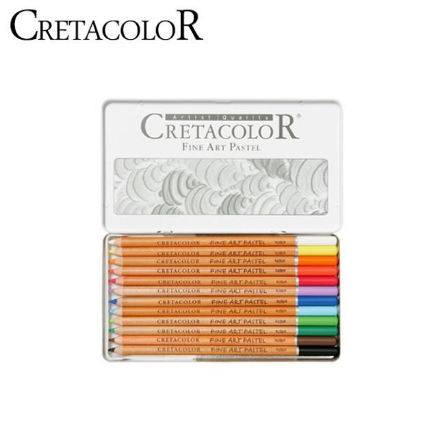 오너클랜 고급 연필파스텔 12색 (길이175mm) 470 12