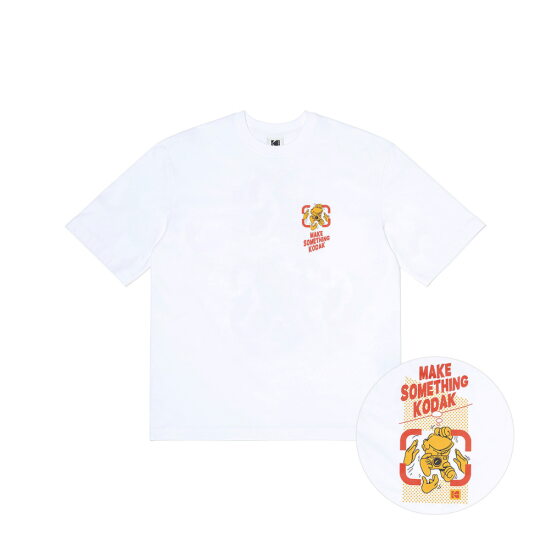 [코닥 어패럴]아트웍 에어로쿨 티셔츠 WHITE