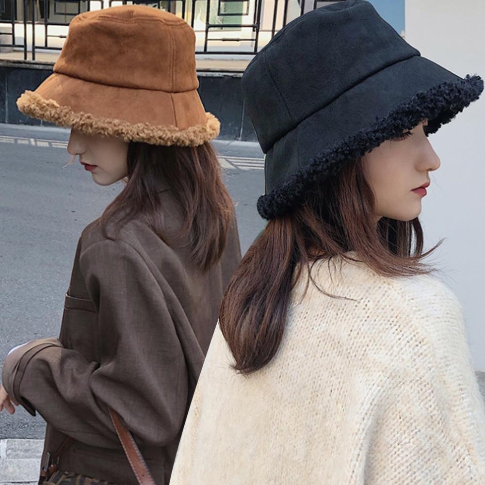 신상-오픈런 오로타 따듯 양털 모자 여성 윈터 밤색