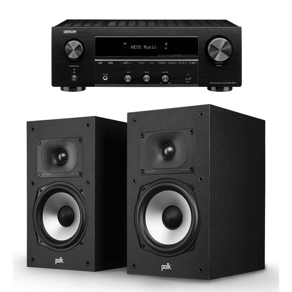 데논 DRA-800H + 폴크오디오 Monitor XT20 블루투스/네트워크 오디오