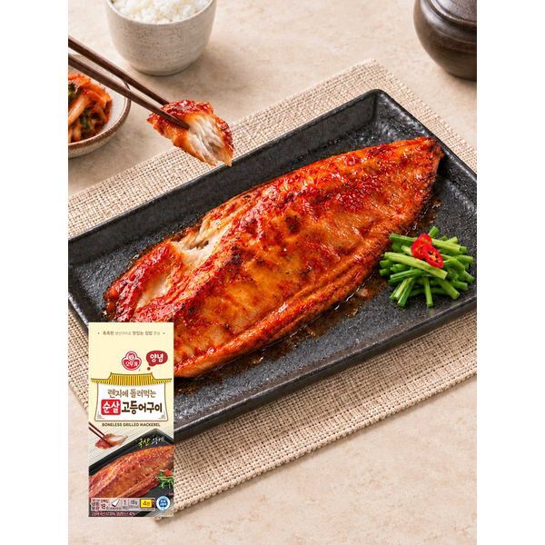 오뚜기 [하프클럽/오뚜기]오뚜기 렌지에 돌려먹는 순살 고등어구이 양념 120g 10개